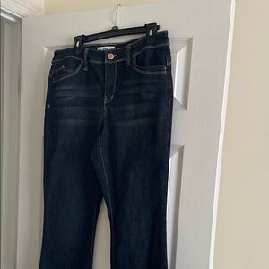 Women's Dark Black Jeans